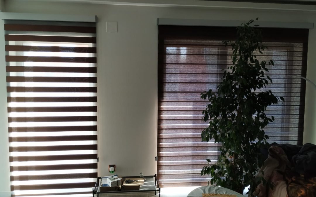 Cortinas enrollables noche y día